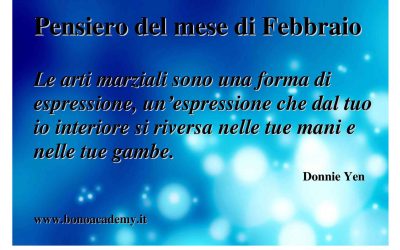 Pensiero del Mese di Febbraio